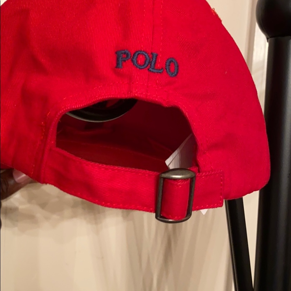 Red Polo Ralph Lauren Cap - Picture 2 of 6